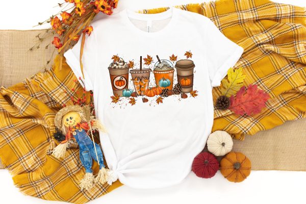 Cute Fall Sweatshirt, Thanksgiving Shirt, Halloween Shirt, Fall Sweatshirt, Coffee Lover Shirt