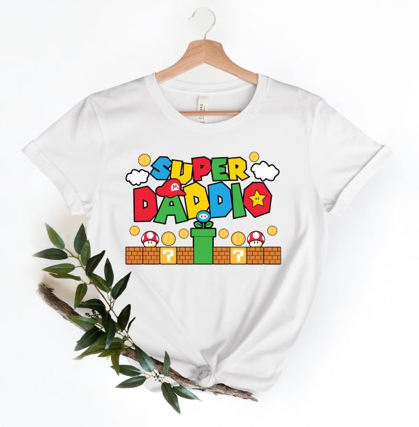 Super Daddio Game Shirt, New Dad Shirt, Dad Shirt, Daddy Shirt, Father’s Day Shirt