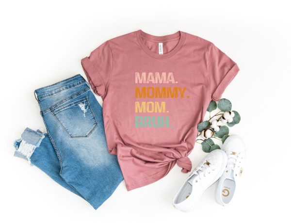 Mama Mommy Mom Bruh, Heart Mom Shirt, Mother’s Day Shirt, Mama Shirt, Gift for New Mom