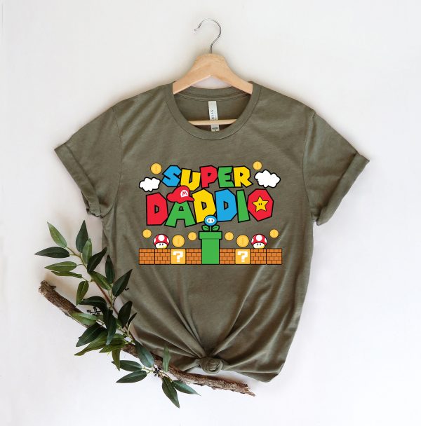 Super Daddio Game Shirt, New Dad Shirt, Dad Shirt, Daddy Shirt, Father’s Day Shirt