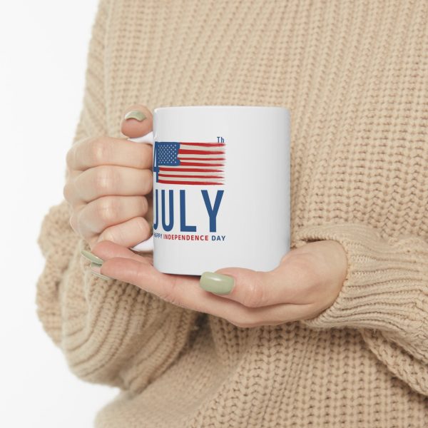 4th Of July Coffee Mug, Celebrating Freedom Mug, Patriotic Mug, American Mug, Independence Day Mug