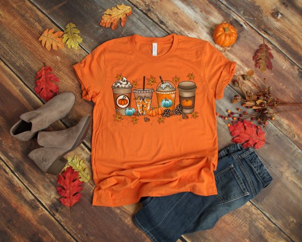 Cute Fall Sweatshirt, Thanksgiving Shirt, Halloween Shirt, Fall Sweatshirt, Coffee Lover Shirt