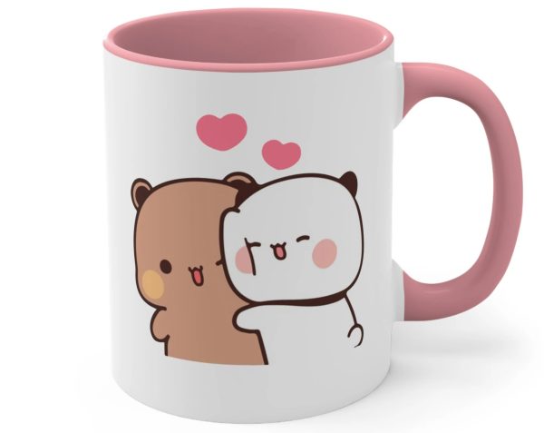 Panda Bear Hug Bubu Dudu Valentine’s day mug, Mochi Panda mug, Valentine day mugs